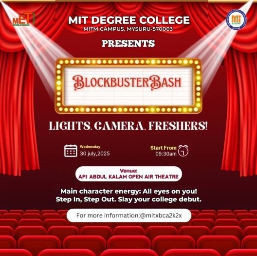 MITDC Freshers day July 2025-Poster